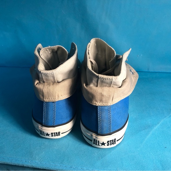 Blue Converse Chuck Taylor double upper - Picture 6 of 16